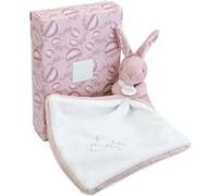Lapin doudou - Lapin et doudou rose Rouge G