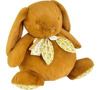 Doudou et Compagnie - Grande Peluche Lapin Doudou Pantin Ocre 42cm - Doudou Peluche Douce pour Bébé dès la Naissance - Idée - Garantie Doudou Perdu - DC4252