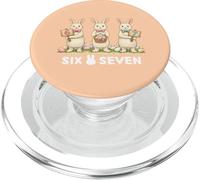 Lapin Douillet rétro Funny 67 Six Seven Meme Bunny pour Pâques PopSockets PopGrip pour MagSafe