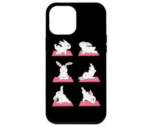 Lapin Drôle Yoga Yogi Lotus Lièvre Chakra Méditation Lapin Coque pour iPhone 12 Pro Max