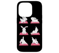 Lapin Drôle Yoga Yogi Lotus Lièvre Chakra Méditation Lapin Coque pour iPhone 14 Pro