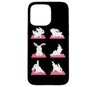 Lapin Drôle Yoga Yogi Lotus Lièvre Chakra Méditation Lapin Coque pour iPhone 15 Pro Max