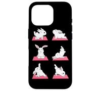 Lapin Drôle Yoga Yogi Lotus Lièvre Chakra Méditation Lapin Coque pour iPhone 16 Pro