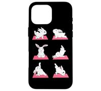 Lapin Drôle Yoga Yogi Lotus Lièvre Chakra Méditation Lapin Coque pour iPhone 16 Pro Max