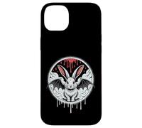 Lapin Effrayant Chauve-Souris Halloween Coque pour iPhone 14 Plus