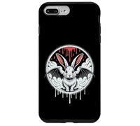 Lapin Effrayant Chauve-Souris Halloween Coque pour iPhone 7 Plus/8 Plus