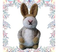 Lapin En Feutre Fait À La Main - Mignon Lapin Lapin, Artisanat Animal Doux | Décoratif Décoratif Pour La Maison De Pâques, Les Présentent Un Lapin De Bombe