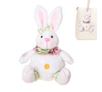 Lapin en Peluche de Pâques | Adorable et Doux | Décoration de Pâques Sujet Doux, pour Sac à Dos pour, étudiants passionnés de Chambre de bibliothèque