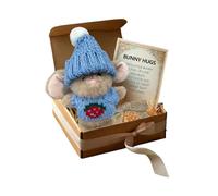 Lapin En Peluche - Peluche, Lapin En Pe Luche, Figurine De La Pin Décorative | Petite Décoration De Pâques, Compagnon Câlin Pour Fille Et Garçon, Anniversaire, Noël, Pâques, Saint-valentin, Bur