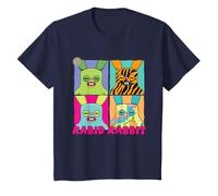 Lapin enragé Bleu Snuggler Multi Perruches Fuggler & Co Kids T-Shirt