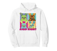 Lapin enragé Bleu Snuggler Multi Perruches Fuggler & Co Sweat à Capuche