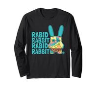 Lapin enragé Multi Perruche Fuggler Monstre Texte Manche Longue