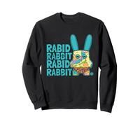 Lapin enragé Multi Perruche Fuggler Monstre Texte Sweatshirt