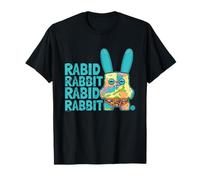 Lapin enragé Multi Perruche Fuggler Monstre Texte T-Shirt