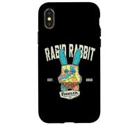 Lapin enragé Perruche Fuggler College Sports Coque pour iPhone X/XS