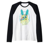 Lapin enragé, Perruche, fuggler, Monstre Moche drôle Manche Raglan