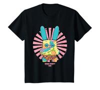 Lapin enragé, Perruche, Fuggler, Texte Japonais rétro, pour Enfants T-Shirt