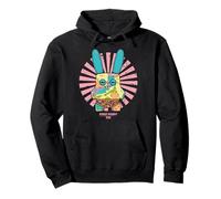 Lapin enragé, Perruche, Fuggler, Texte Japonais rétro Sweat à Capuche
