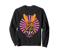 Lapin enragé, Perruche, Fuggler, Texte Japonais rétro Sweatshirt