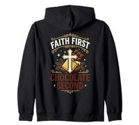 Lapin Faith First Chocolate Second Easter Day Sweat à Capuche