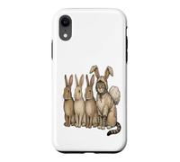 Lapin Famille Chat en Lapin Costume Halloween Coque pour iPhone XR