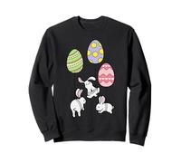 Lapin Family - Décoration de Pâques - Cœur assorti - Noeud Coquette Rose Sweatshirt