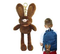 Lapin farci, farce de lapin - tirant des sacs de sacs de clavier, un jouet farci de lapin doux ours en peluche clé