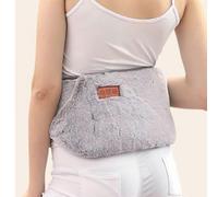 Lapin Fausse Fourrure Sacs D'eau Chaude Taille Garrot Chauffe-Mains Douce Chaude Bouteille D'eau Chaude Ceinture-Ceinture Grise Uniquement