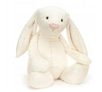 DEAR BEAR Lapin en Peluche géant et doux, Felix, 160 cm, blanc