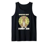 Lapin Fitness Gurus Yoga Breathe Easy Bunny Zen Lapin amusant Débardeur
