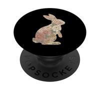 Lapin Floral Zodiaque Chinois PopSockets PopGrip Adhésif