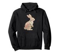Lapin Floral Zodiaque Chinois Sweat à Capuche