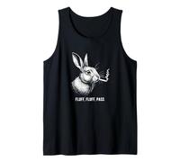 Lapin fumant une cigarette, drôle blague lapin Puff Pass Débardeur
