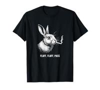 Lapin fumant une cigarette, drôle blague lapin Puff Pass T-Shirt