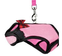 Lapin : gilet en , laisse de lapin réglable, équipement confortable pour marcher | Utilisation étendue d'animaux doux et portables pour petits animaux, chatons, chiots, exercice