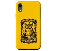 Lapin Gothique Anniversaire I Came for The Cake Coque pour iPhone XR