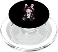 Lapin Gothique Japonais Creepy Anime E-Girl Manga Otaku PopSockets PopGrip pour MagSafe