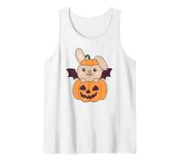 Lapin Joyeux Halloween Citrouille Chauve-Souris Lapins Débardeur