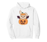 Lapin Joyeux Halloween Citrouille Chauve-Souris Lapins Sweat à Capuche