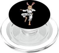 Lapin Karaté Kickboxing Jiu-Jitsu Muay Thai Arts Martiaux PopSockets PopGrip pour MagSafe