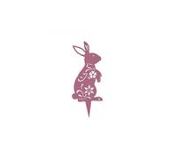 Lapin lady rabbit à planter - vieux rose