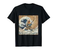 Lapin Lapin Samouraï Guerrier Vintage Art Japonais Anime T-Shirt