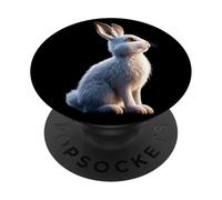 Lapin Lièvre des neiges Lièvre Polaire Lièvre Blanc Lapin PopSockets PopGrip Adhésif
