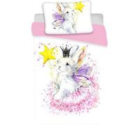 Lapin magique enfants - coton - linge de lit - ensemble 100x135 40x60cm