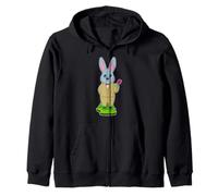 Lapin Marié Fleur Mariage Sweat à Capuche