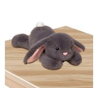 Lapin menteur en peluche - Hugble Bunny rempli avec oreilles floppy - Collection d'animaux réalistes et douillets - Décoration d'accompagnement appréciable pour chambre à coucher dans le salon