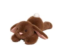 Lapin menteur en peluche - Hugble Bunny rempli avec oreilles floppy - Collection d'animaux réalistes et douillets - Décoration appréciable pour chambre à coucher dans le salon - Peluche douce et