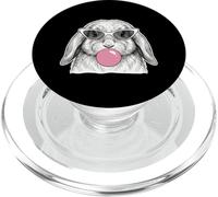 Lapin Mignon avec des Ombres œil de Chat et du Chewing-Gum PopSockets PopGrip pour MagSafe