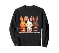 Lapin mignon de Pâques de basket-ball, baseball, football, sports Sweatshirt