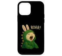 Lapin Mignon en Dinosaure déguisement drôle Animal Rugissement Art naïf Coque pour iPhone 12 Mini